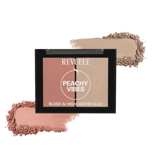 Revuele — Blush & Highlighter DUO  — Peachy Vibes